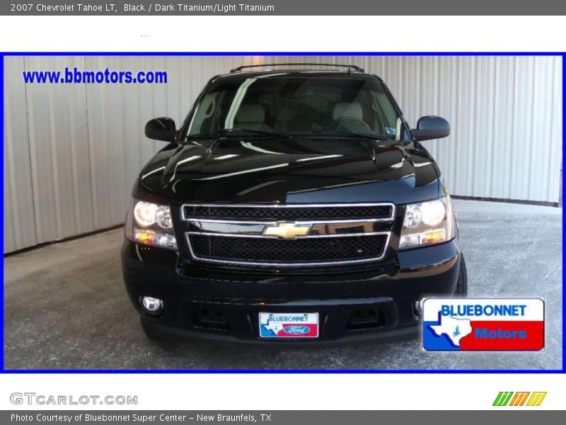 Black / Dark Titanium/Light Titanium 2007 Chevrolet Tahoe LT