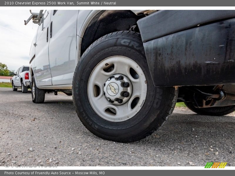 Summit White / Neutral 2010 Chevrolet Express 2500 Work Van