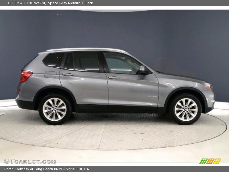 Space Gray Metallic / Black 2017 BMW X3 sDrive28i