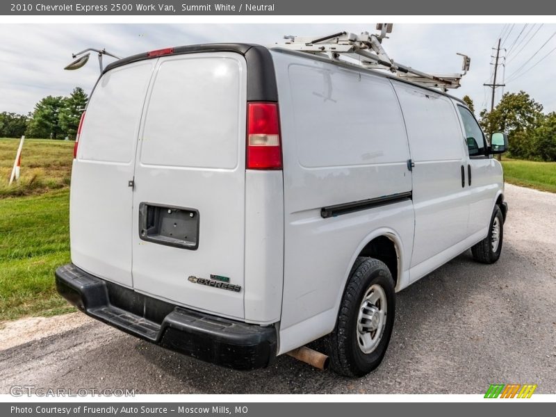Summit White / Neutral 2010 Chevrolet Express 2500 Work Van