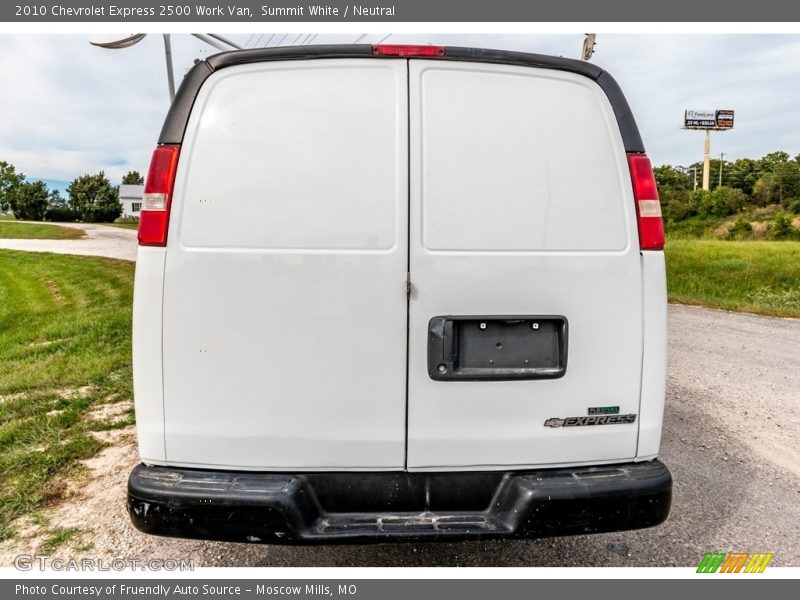 Summit White / Neutral 2010 Chevrolet Express 2500 Work Van