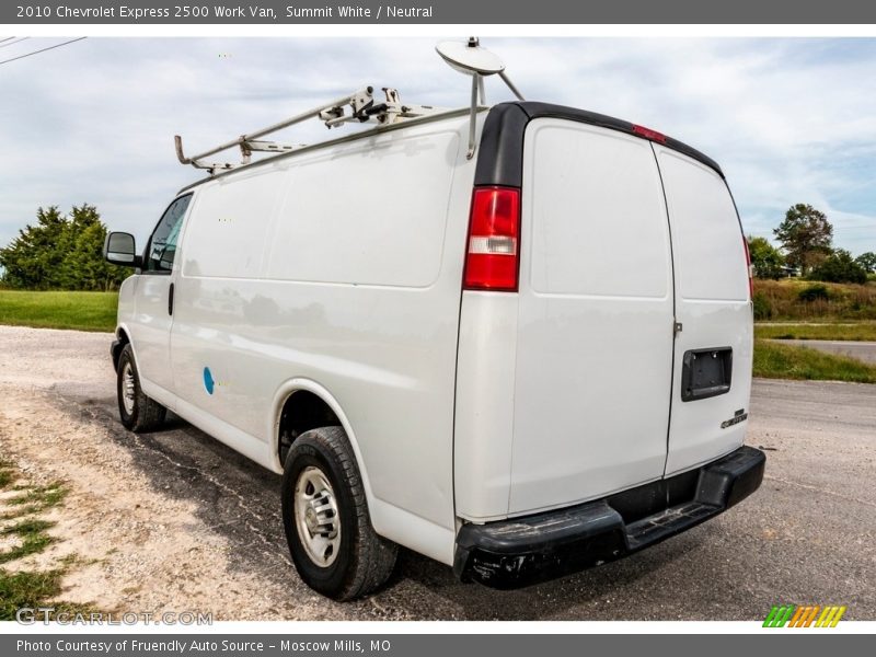 Summit White / Neutral 2010 Chevrolet Express 2500 Work Van