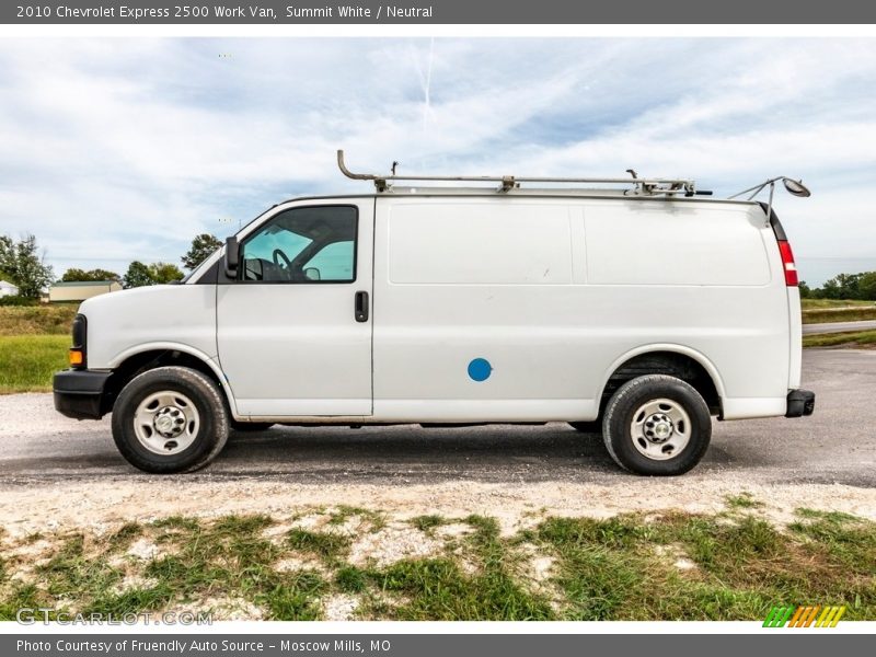 Summit White / Neutral 2010 Chevrolet Express 2500 Work Van