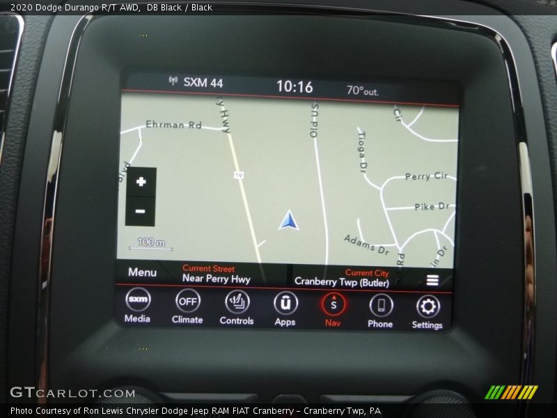 Navigation of 2020 Durango R/T AWD
