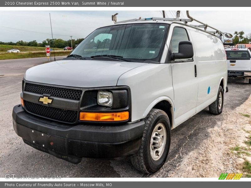 Summit White / Neutral 2010 Chevrolet Express 2500 Work Van
