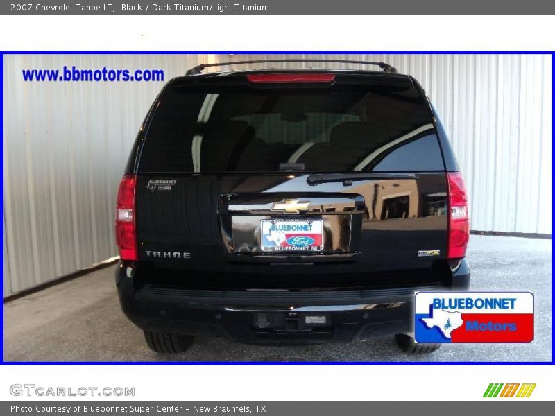 Black / Dark Titanium/Light Titanium 2007 Chevrolet Tahoe LT
