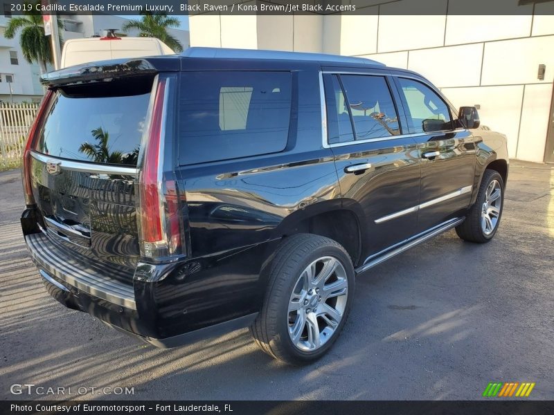 Black Raven / Kona Brown/Jet Black Accents 2019 Cadillac Escalade Premium Luxury