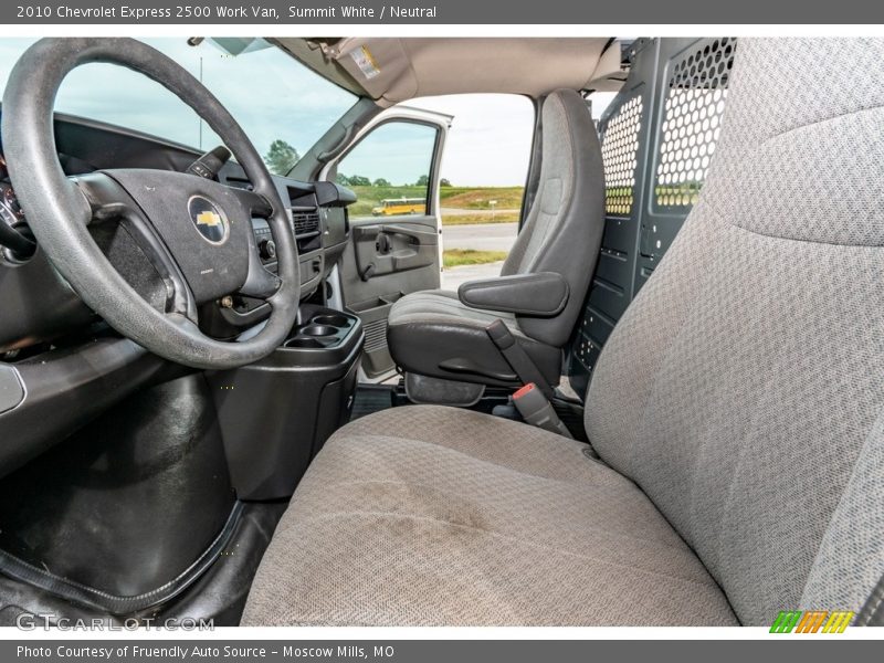 Summit White / Neutral 2010 Chevrolet Express 2500 Work Van