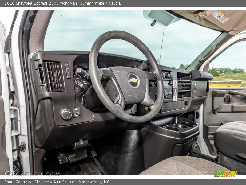 Summit White / Neutral 2010 Chevrolet Express 2500 Work Van