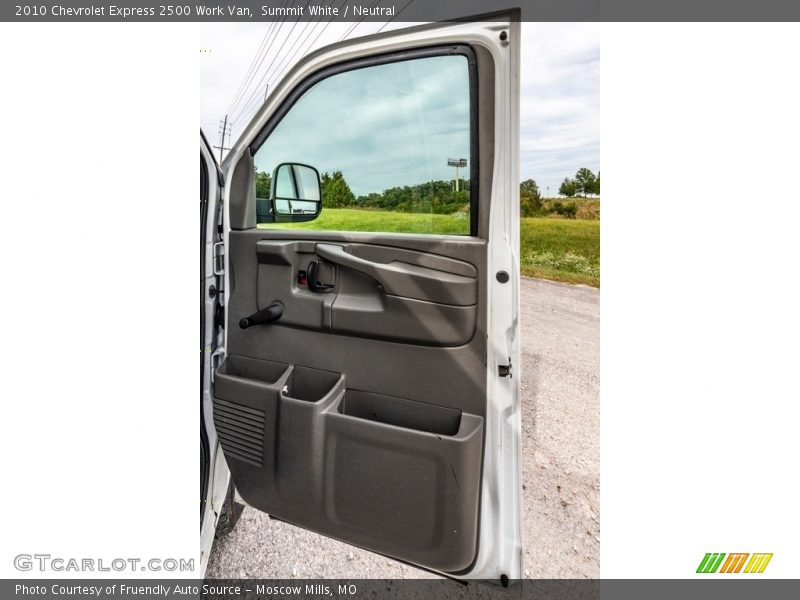 Summit White / Neutral 2010 Chevrolet Express 2500 Work Van