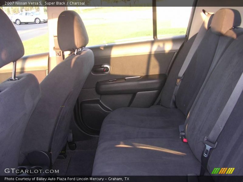 Super Black / Charcoal 2007 Nissan Versa S