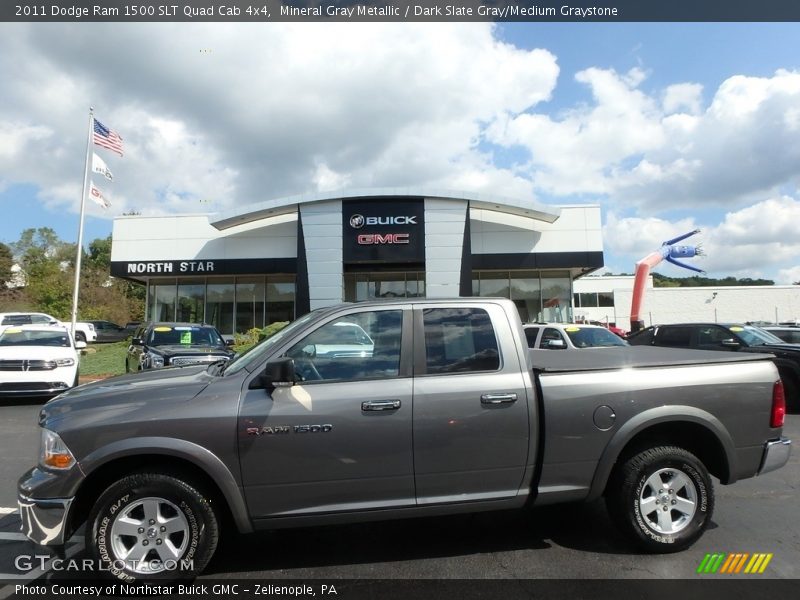 Mineral Gray Metallic / Dark Slate Gray/Medium Graystone 2011 Dodge Ram 1500 SLT Quad Cab 4x4