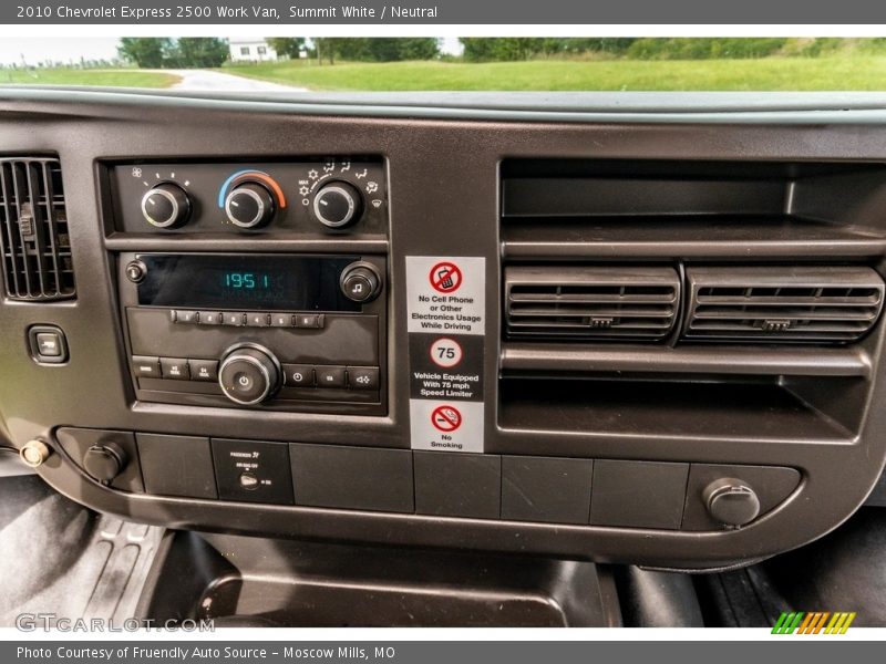 Summit White / Neutral 2010 Chevrolet Express 2500 Work Van