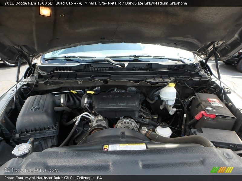 Mineral Gray Metallic / Dark Slate Gray/Medium Graystone 2011 Dodge Ram 1500 SLT Quad Cab 4x4