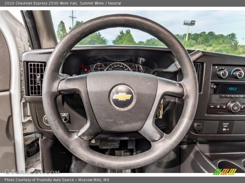 Summit White / Neutral 2010 Chevrolet Express 2500 Work Van