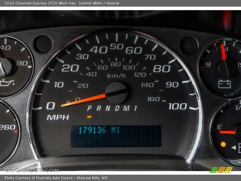 Summit White / Neutral 2010 Chevrolet Express 2500 Work Van