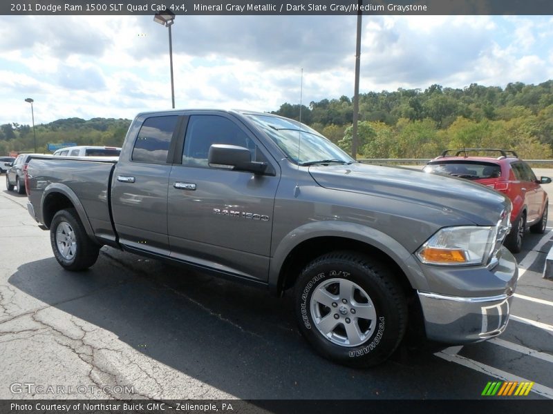 Mineral Gray Metallic / Dark Slate Gray/Medium Graystone 2011 Dodge Ram 1500 SLT Quad Cab 4x4