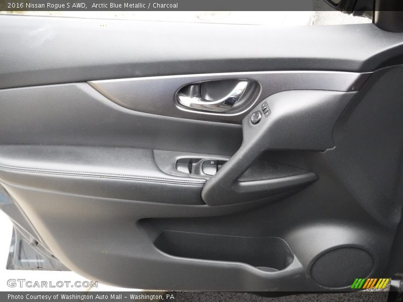 Arctic Blue Metallic / Charcoal 2016 Nissan Rogue S AWD