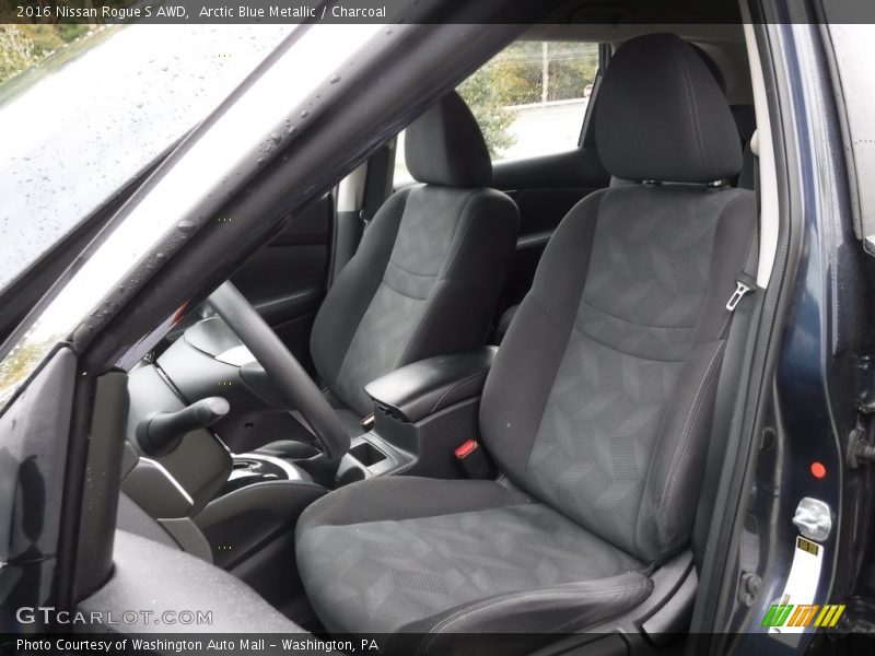 Arctic Blue Metallic / Charcoal 2016 Nissan Rogue S AWD