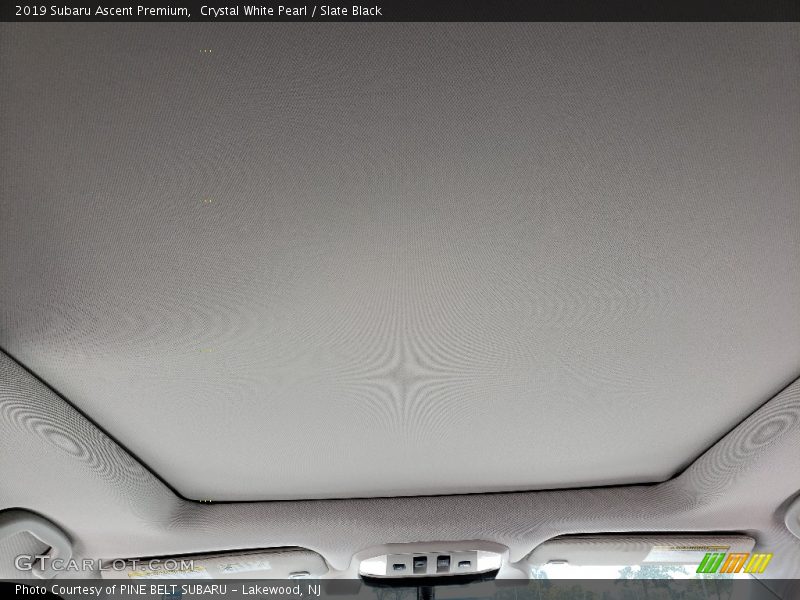 Crystal White Pearl / Slate Black 2019 Subaru Ascent Premium