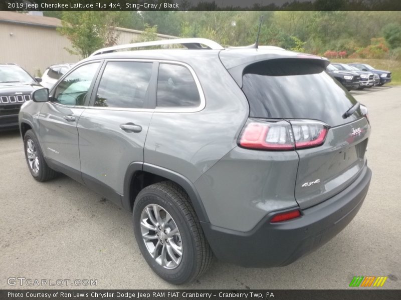 Sting-Gray / Black 2019 Jeep Cherokee Latitude Plus 4x4