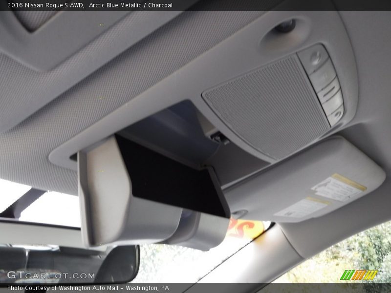 Arctic Blue Metallic / Charcoal 2016 Nissan Rogue S AWD