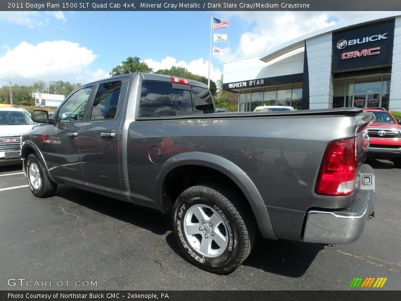 Mineral Gray Metallic / Dark Slate Gray/Medium Graystone 2011 Dodge Ram 1500 SLT Quad Cab 4x4