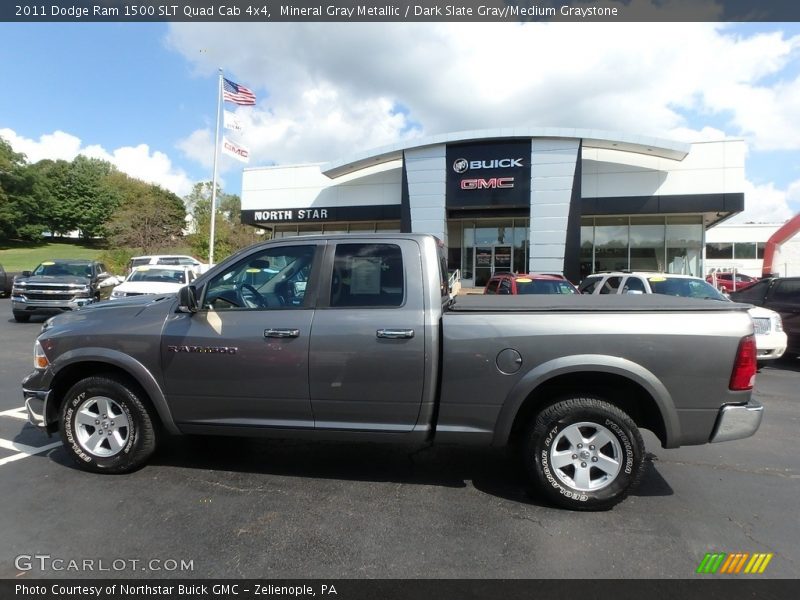 Mineral Gray Metallic / Dark Slate Gray/Medium Graystone 2011 Dodge Ram 1500 SLT Quad Cab 4x4
