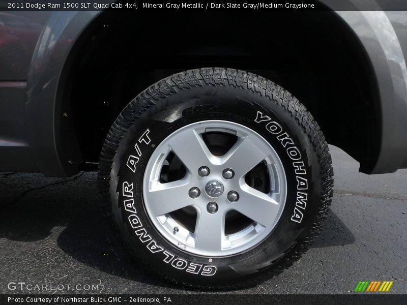 Mineral Gray Metallic / Dark Slate Gray/Medium Graystone 2011 Dodge Ram 1500 SLT Quad Cab 4x4