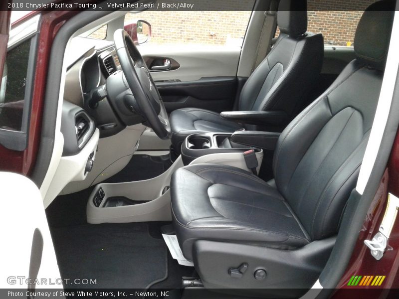 Velvet Red Pearl / Black/Alloy 2018 Chrysler Pacifica Touring L