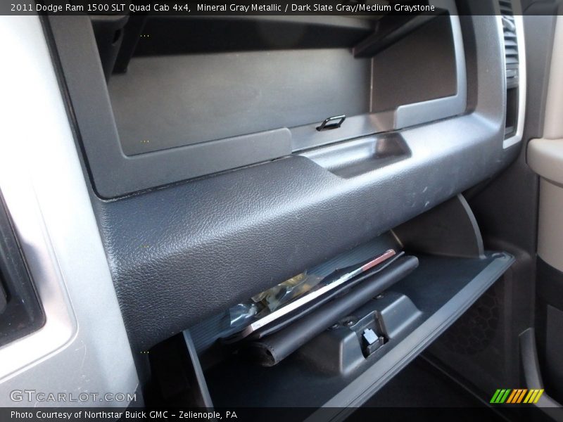 Mineral Gray Metallic / Dark Slate Gray/Medium Graystone 2011 Dodge Ram 1500 SLT Quad Cab 4x4