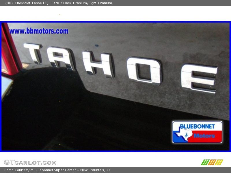 Black / Dark Titanium/Light Titanium 2007 Chevrolet Tahoe LT
