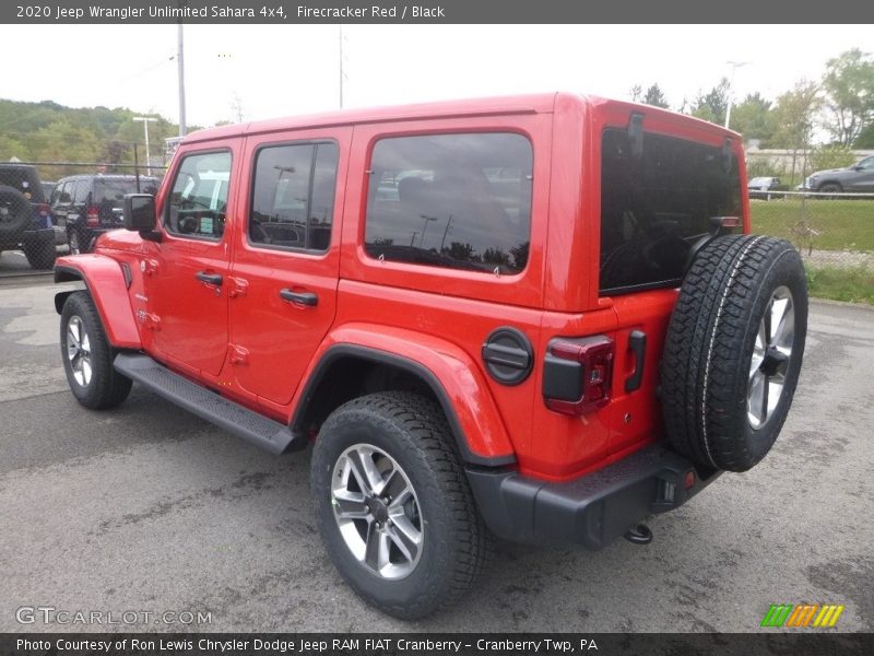 Firecracker Red / Black 2020 Jeep Wrangler Unlimited Sahara 4x4