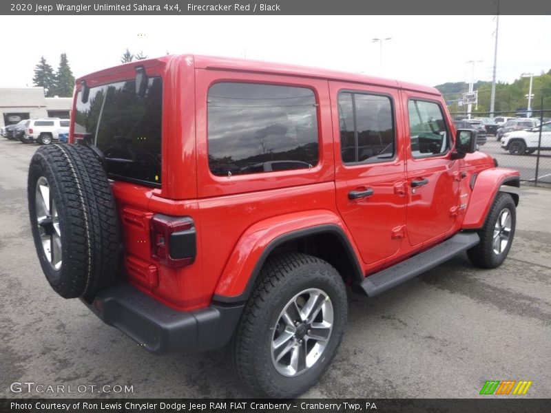 Firecracker Red / Black 2020 Jeep Wrangler Unlimited Sahara 4x4