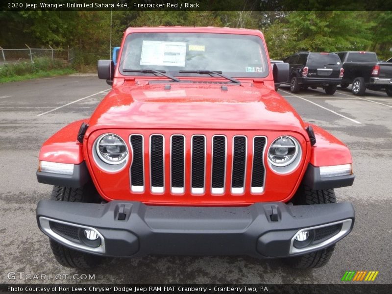 Firecracker Red / Black 2020 Jeep Wrangler Unlimited Sahara 4x4