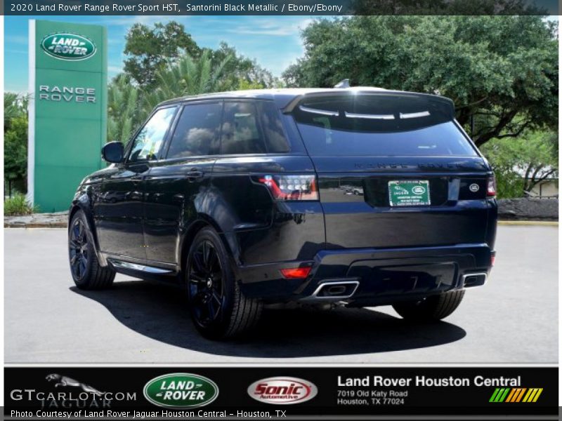 Santorini Black Metallic / Ebony/Ebony 2020 Land Rover Range Rover Sport HST