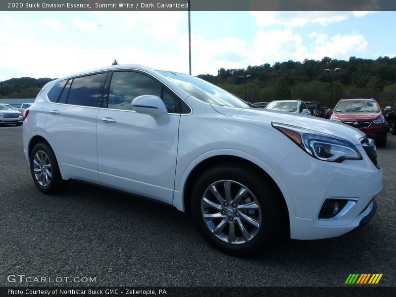Summit White / Dark Galvanized 2020 Buick Envision Essence