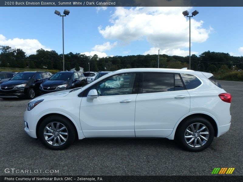 Summit White / Dark Galvanized 2020 Buick Envision Essence