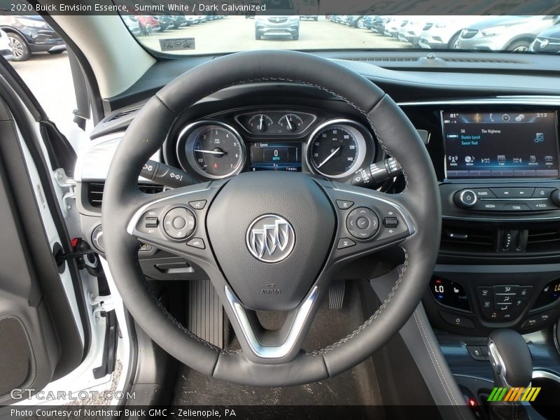 Summit White / Dark Galvanized 2020 Buick Envision Essence