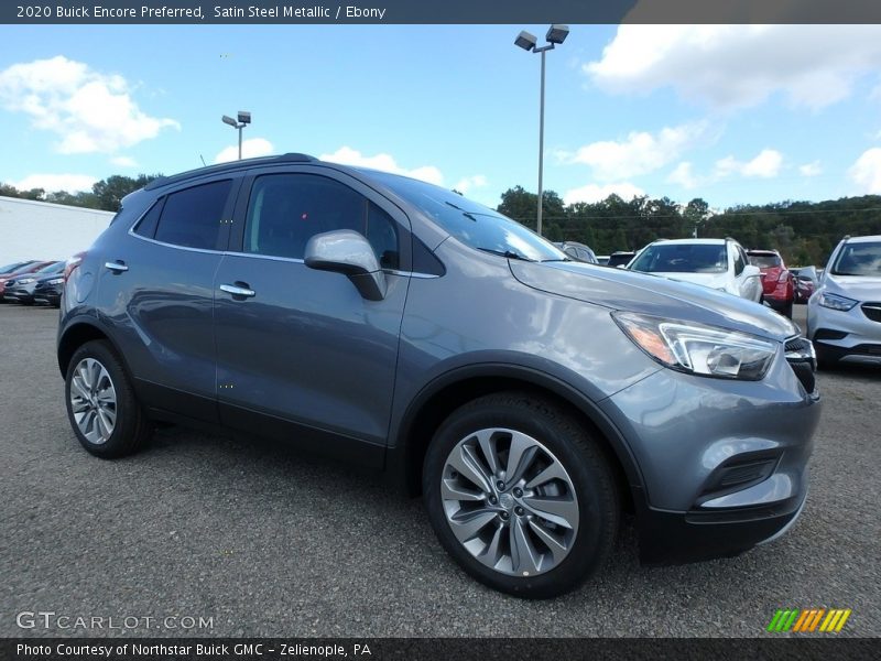 Satin Steel Metallic / Ebony 2020 Buick Encore Preferred