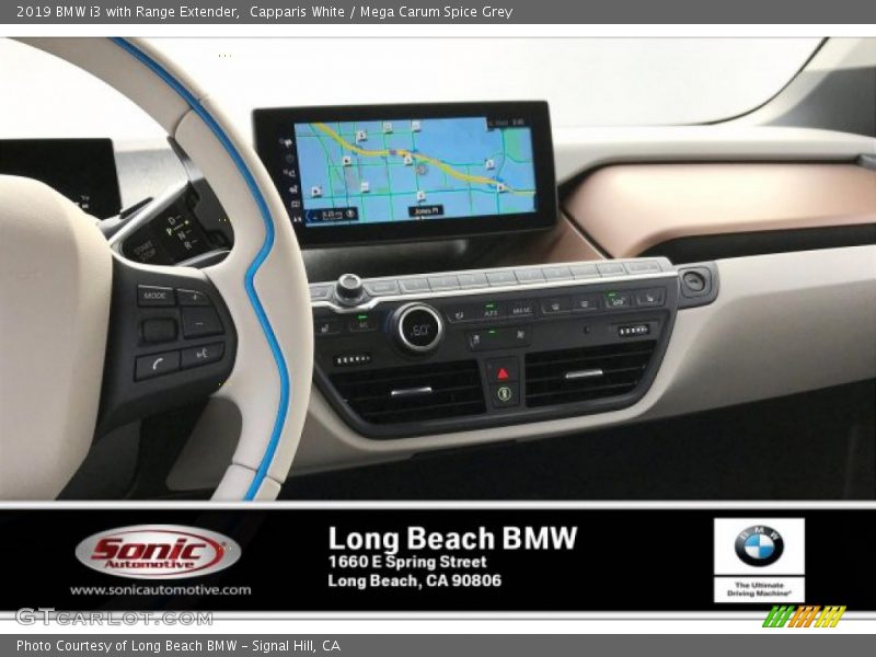 Capparis White / Mega Carum Spice Grey 2019 BMW i3 with Range Extender