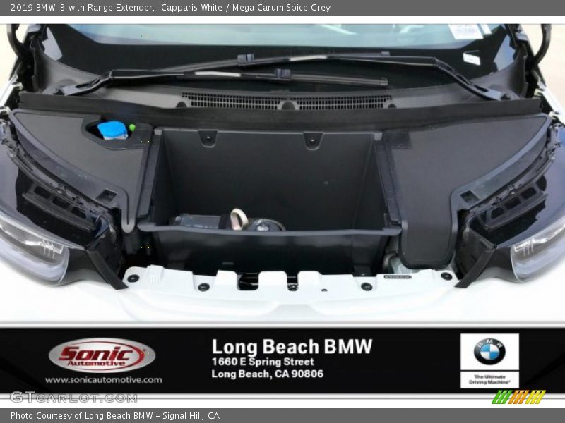 Capparis White / Mega Carum Spice Grey 2019 BMW i3 with Range Extender