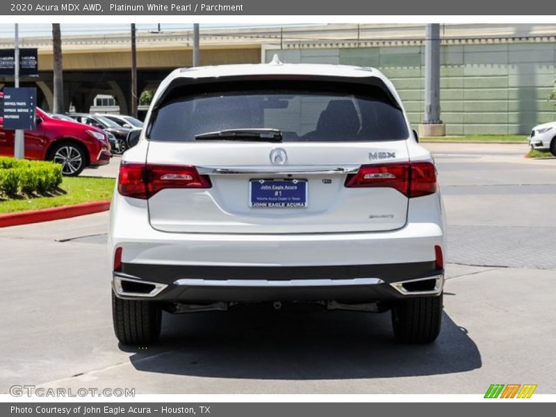 Platinum White Pearl / Parchment 2020 Acura MDX AWD