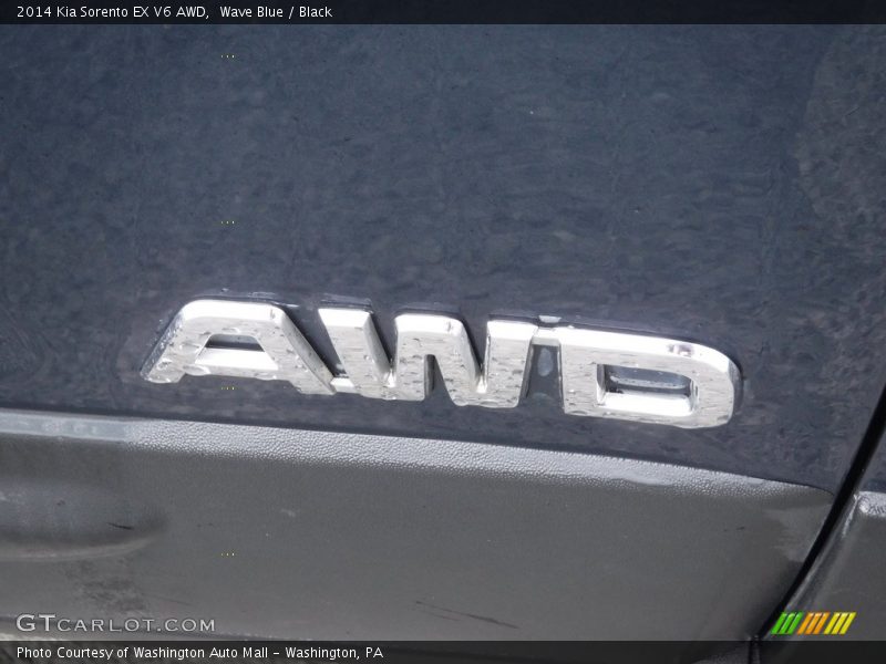 Wave Blue / Black 2014 Kia Sorento EX V6 AWD