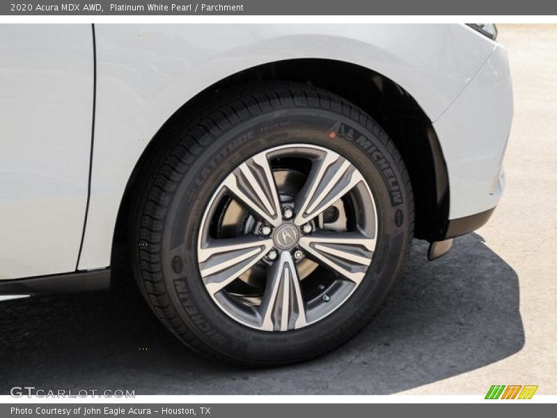 Platinum White Pearl / Parchment 2020 Acura MDX AWD