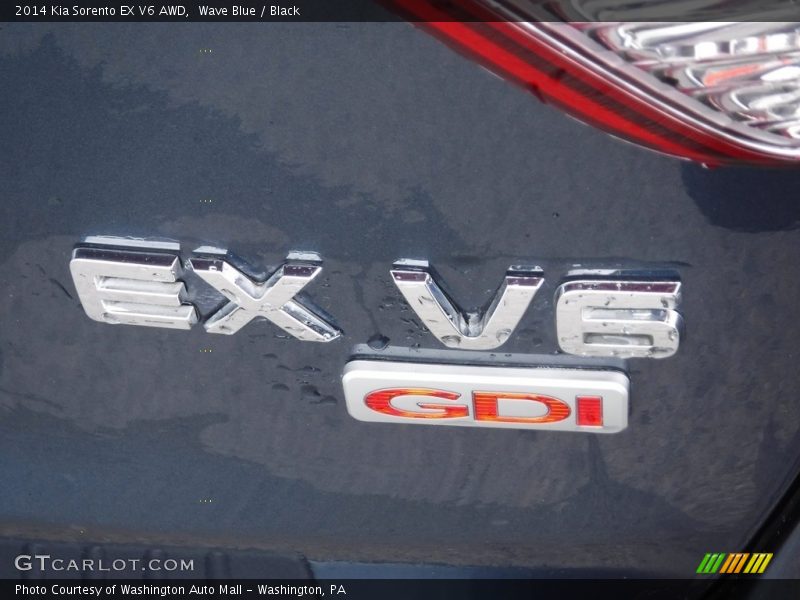 Wave Blue / Black 2014 Kia Sorento EX V6 AWD