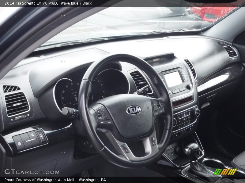Wave Blue / Black 2014 Kia Sorento EX V6 AWD