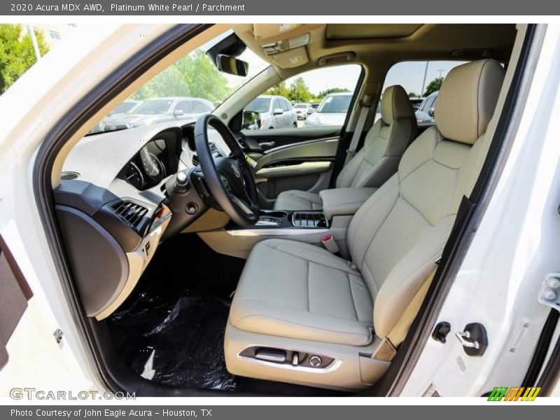 Platinum White Pearl / Parchment 2020 Acura MDX AWD