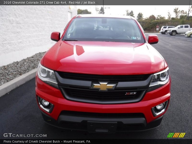 Red Hot / Jet Black 2016 Chevrolet Colorado Z71 Crew Cab 4x4