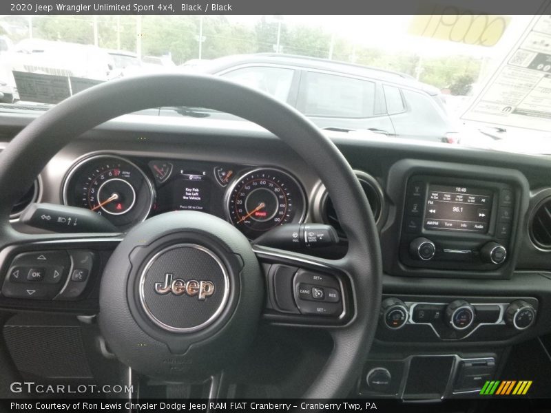 Black / Black 2020 Jeep Wrangler Unlimited Sport 4x4